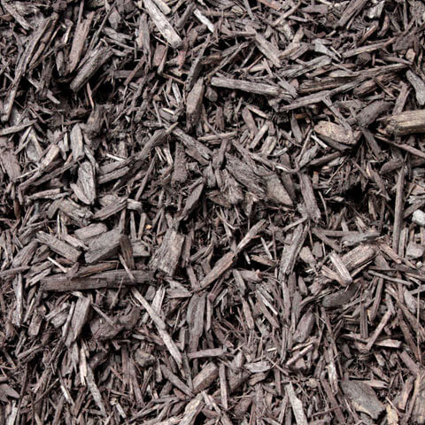 Pile of Chocolate Mulch in Ogden, UT, by Sandee's Soil & Rock.